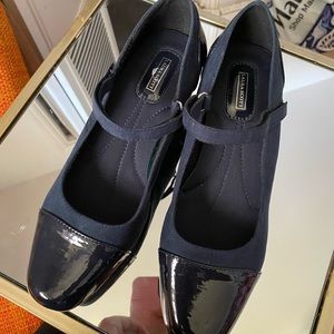 Laura Scott Navy Mary Janes